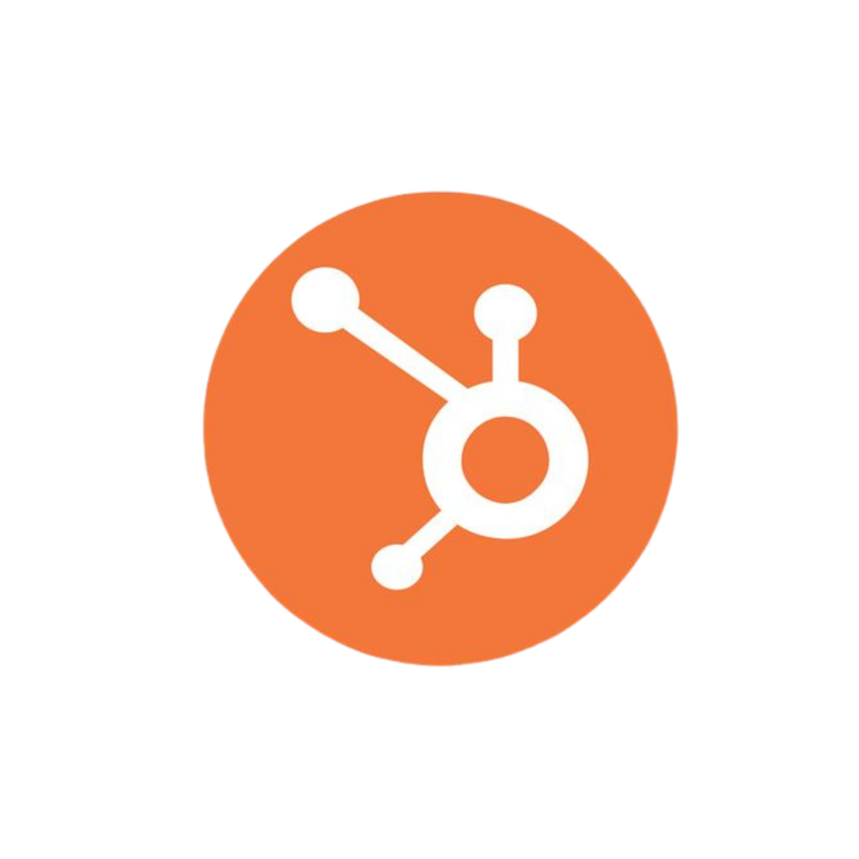Ubuntu logo with an orange circle background and white stylized three-pronged design.