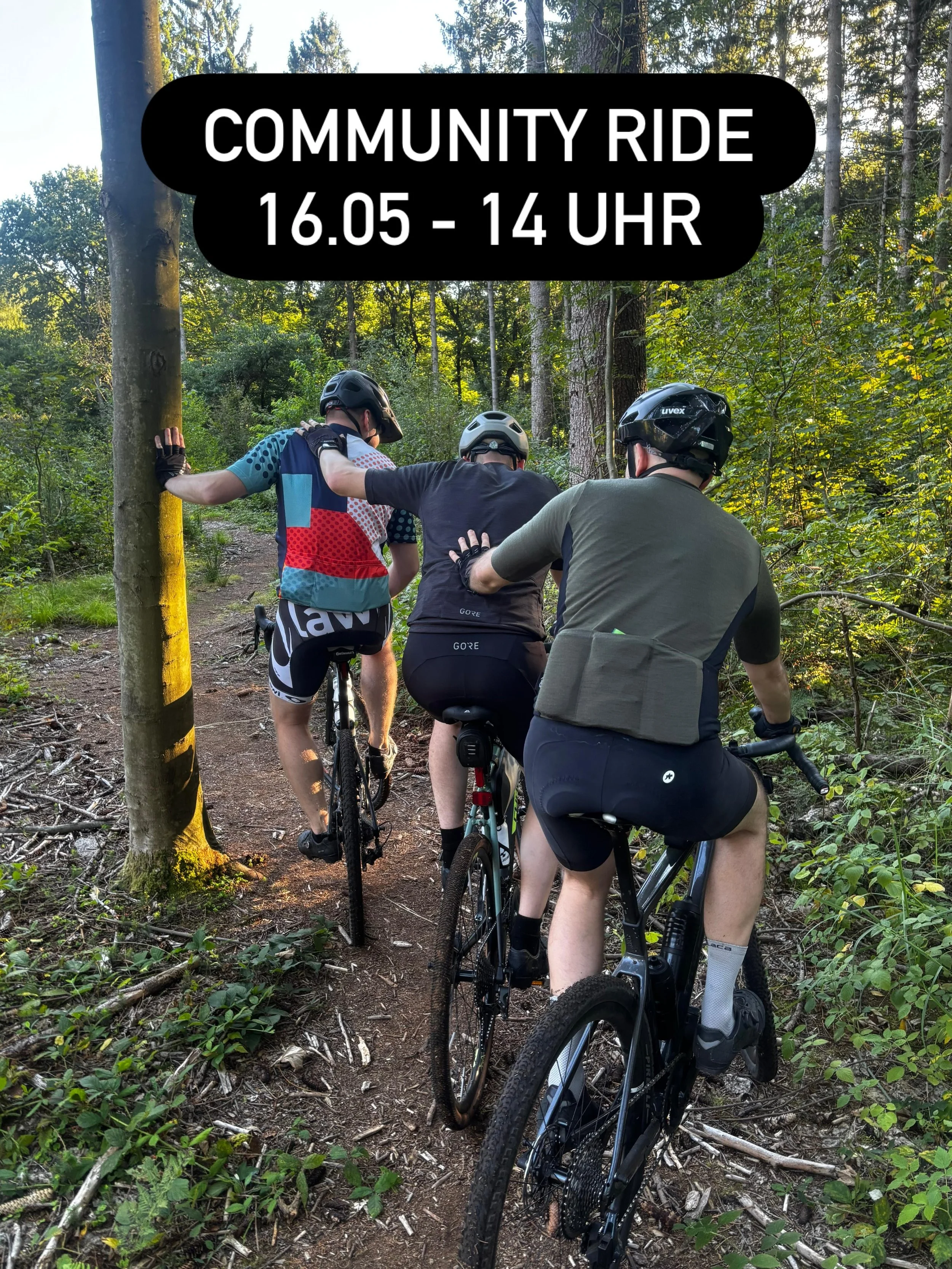 N&auml;chste Woche ist es soweit und wir starten mit unserem ersten Gravel Community Ride. Ihr seid alle herzlich eingeladen. Bringt jemanden mit oder teilt das Event in eurem Netzwerk. Wir haben noch freie Pl&auml;tze. Natur, Partypace, feinste Scho