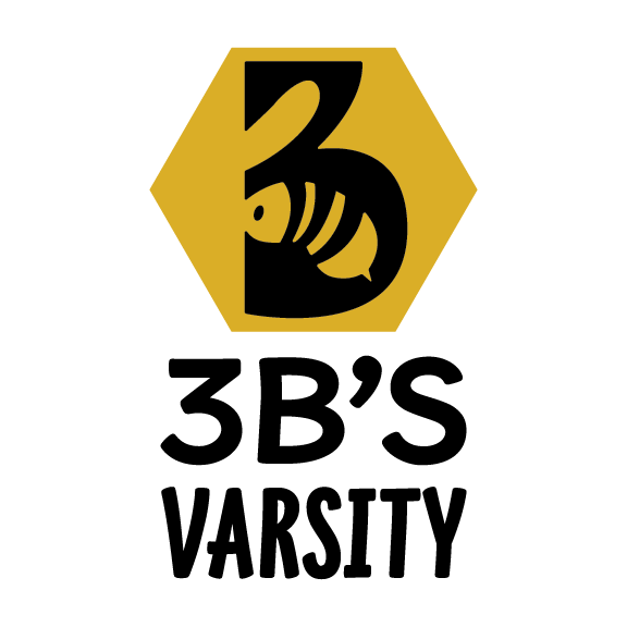 A black and gold logo featuring a honeycomb shape with a stylized bee inside it, representing a honey or beekeeping company.