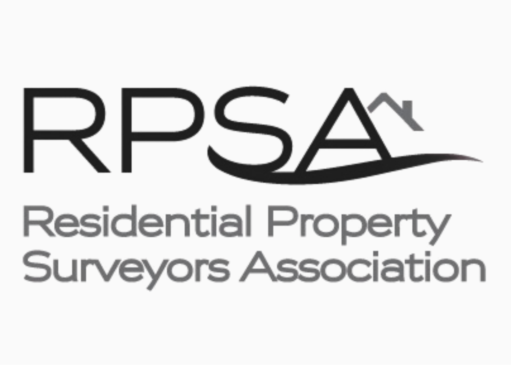 Logo of the Residential Property Surveyors Association (RPSA) with a stylized mountain and wave design.