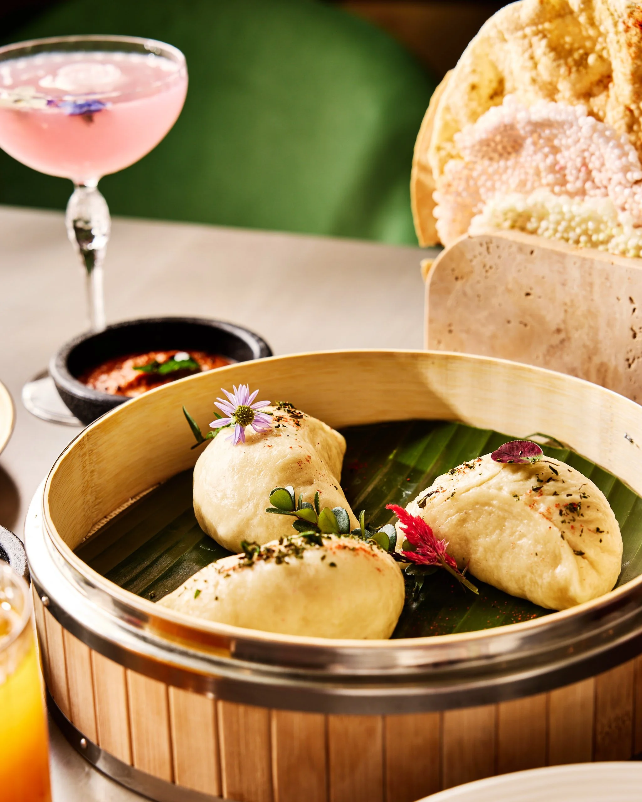 Himachali Dumplings  at Pipal restaurant, photographed by Neetu Laddha, San Francisco food photographer