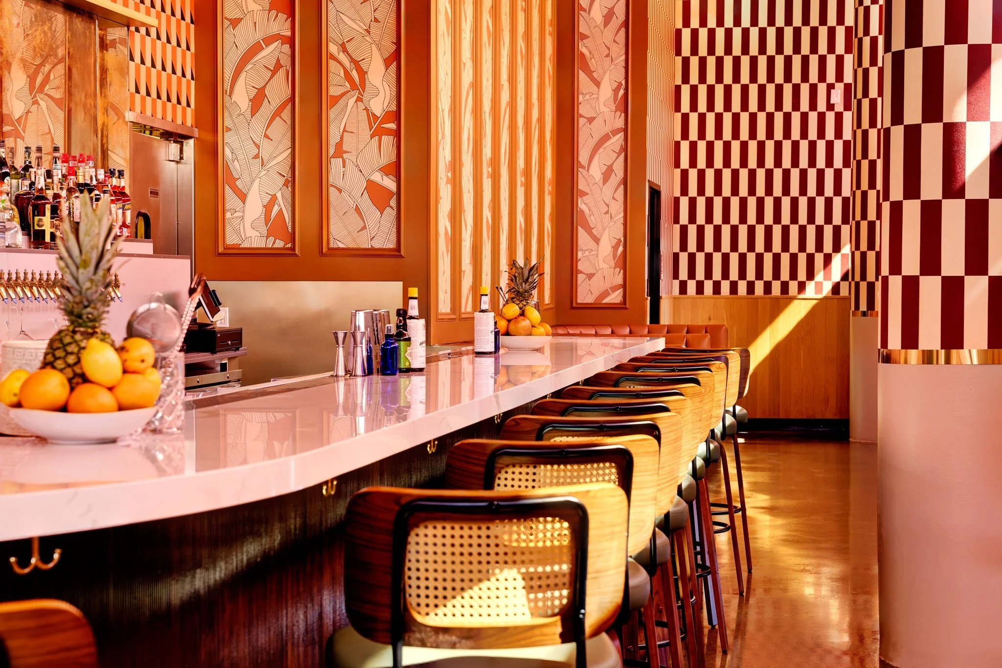 Bat at Khaki restaurant, photographed by Neetu Laddha