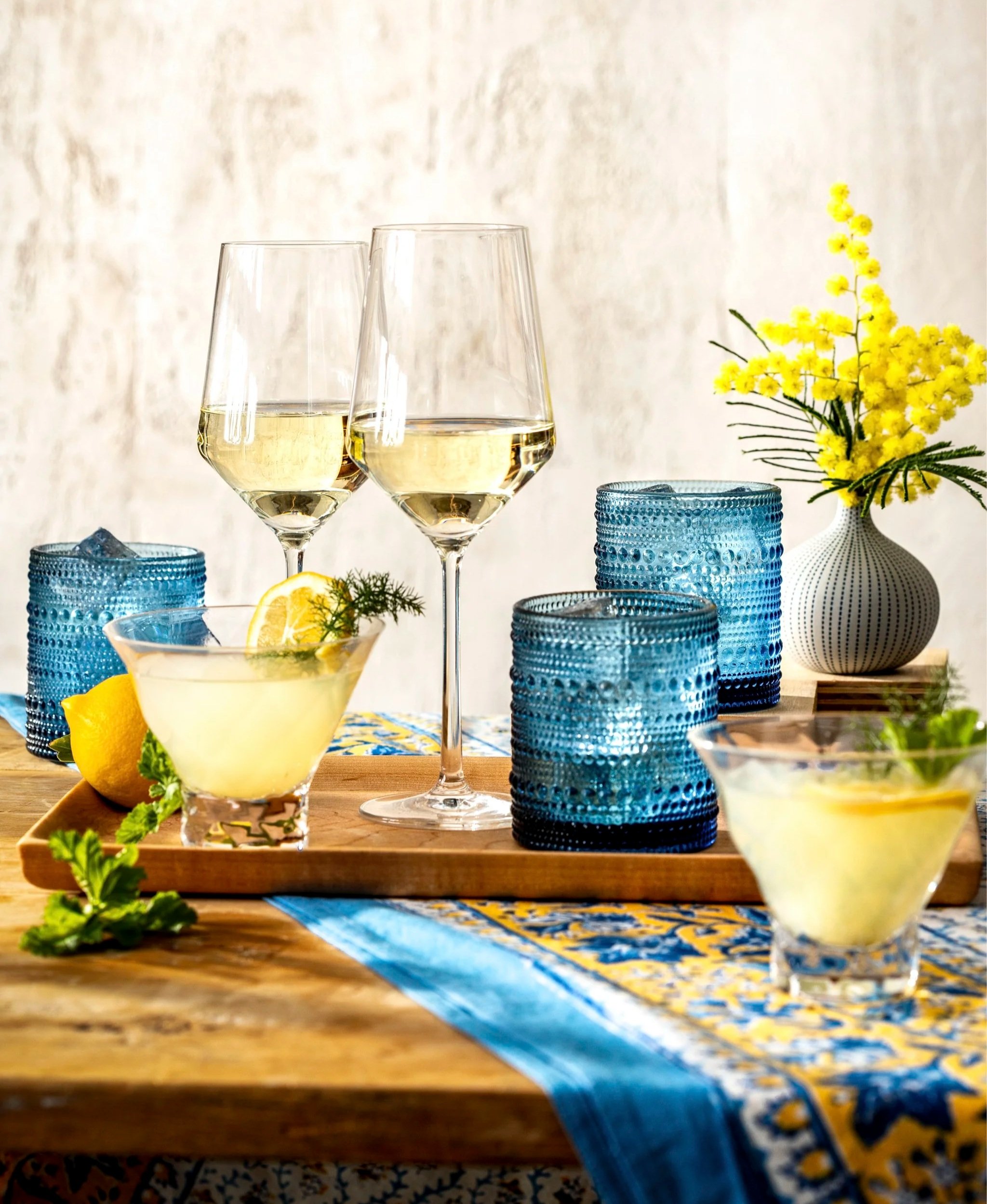 beverage photography with glassware, photographed by Neetu Laddha, San Francisco