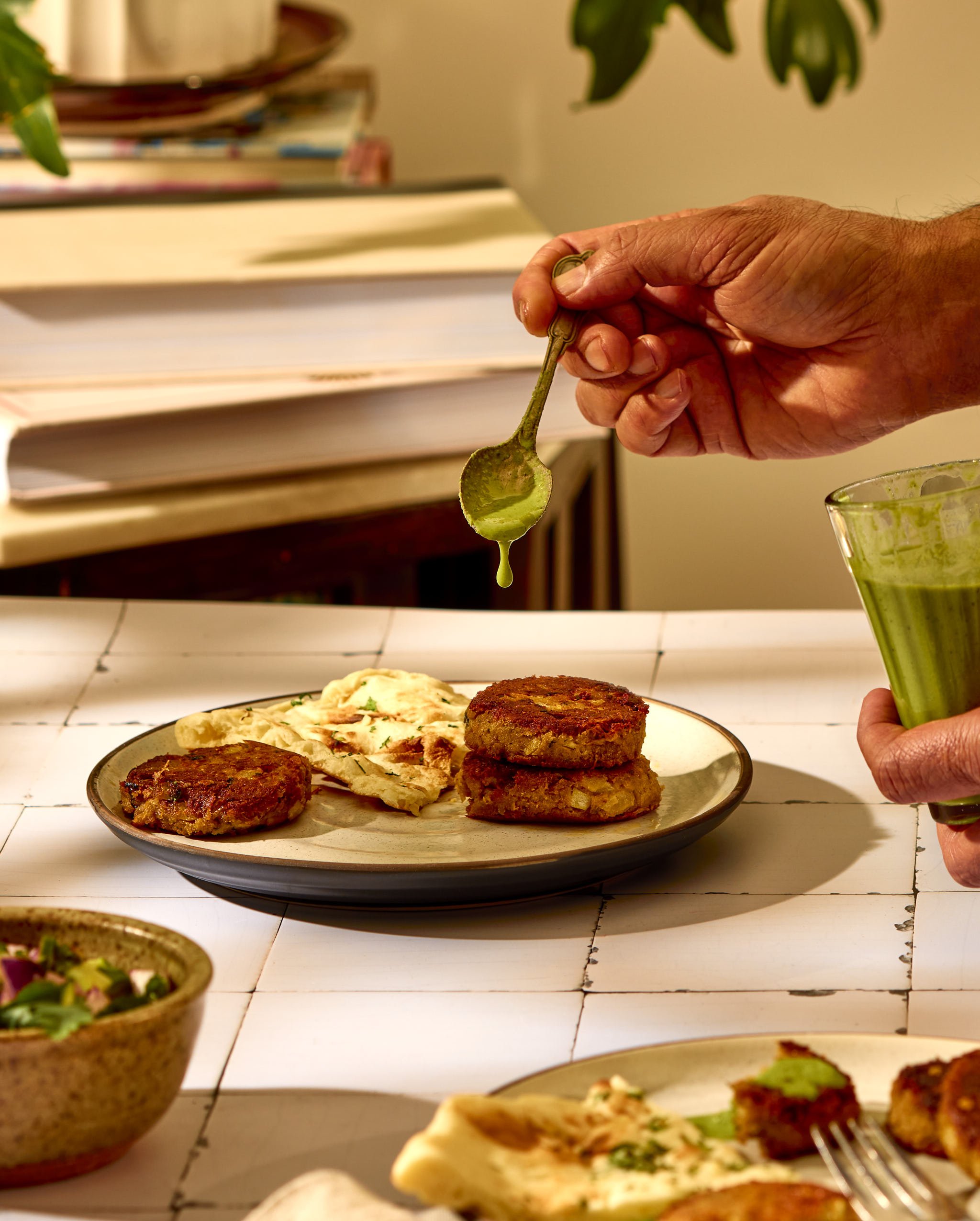Shami Kebab from Zareen’s Pakistani Kitchen cookbook, photographed by Neetu Laddha, food photographer  - San Francisco, California