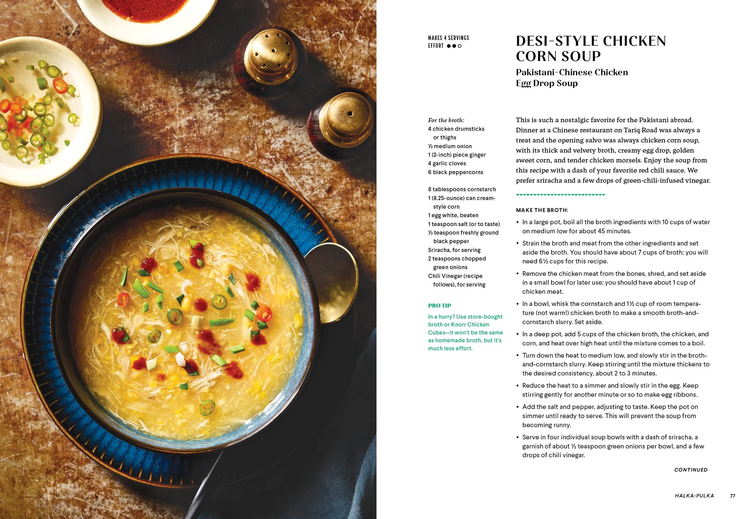 Delicious Soup - Cookbook tear sheet featuring food photography by Neetu Laddha, cookbook photographer San Francisco