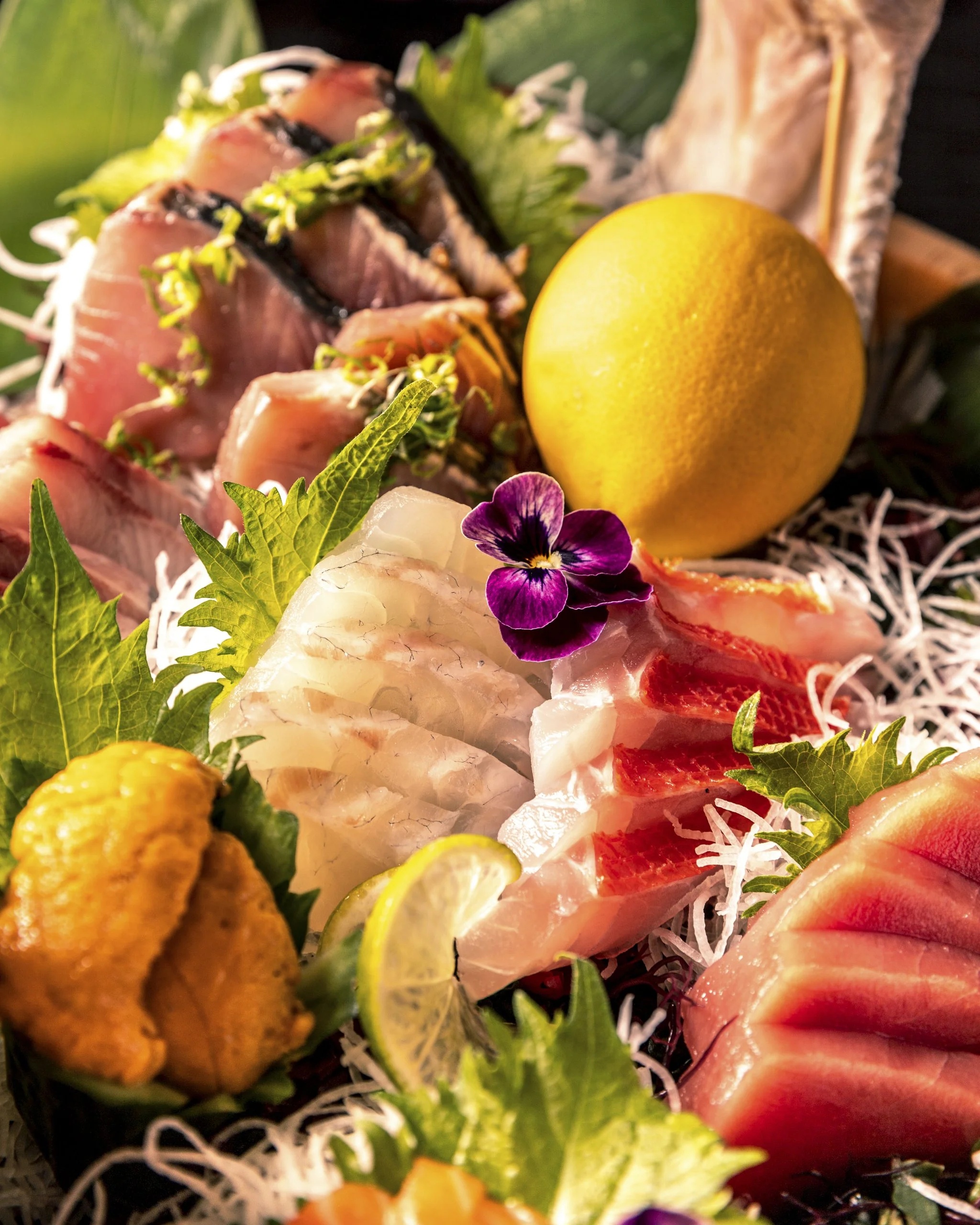 Close up sea food platter, photographed by Neetu Laddha, restaurant photographer Sacramento and San Francisco