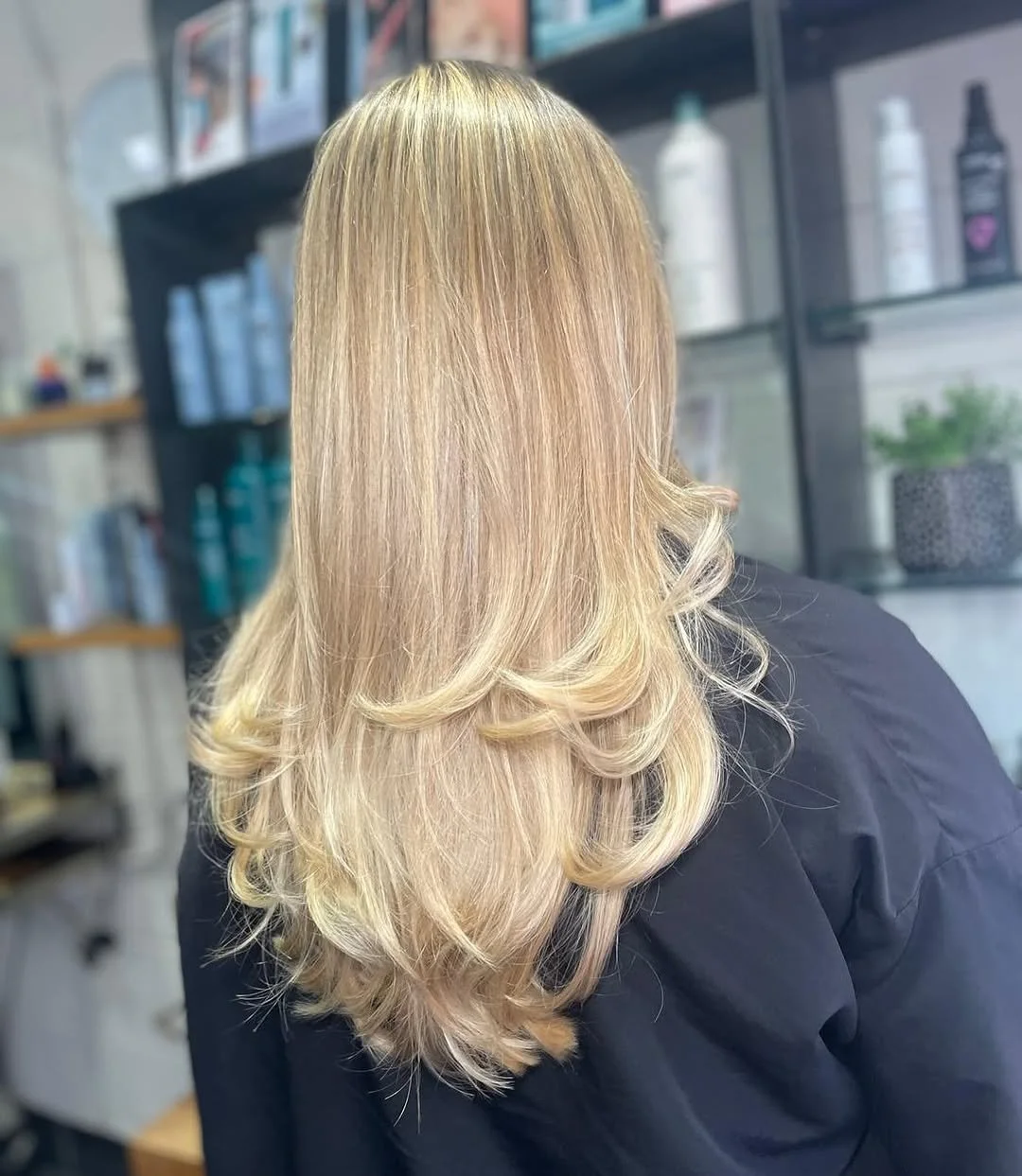 Precision haircut and styled finish