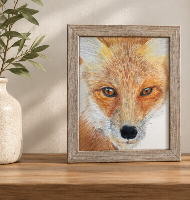 fox art print