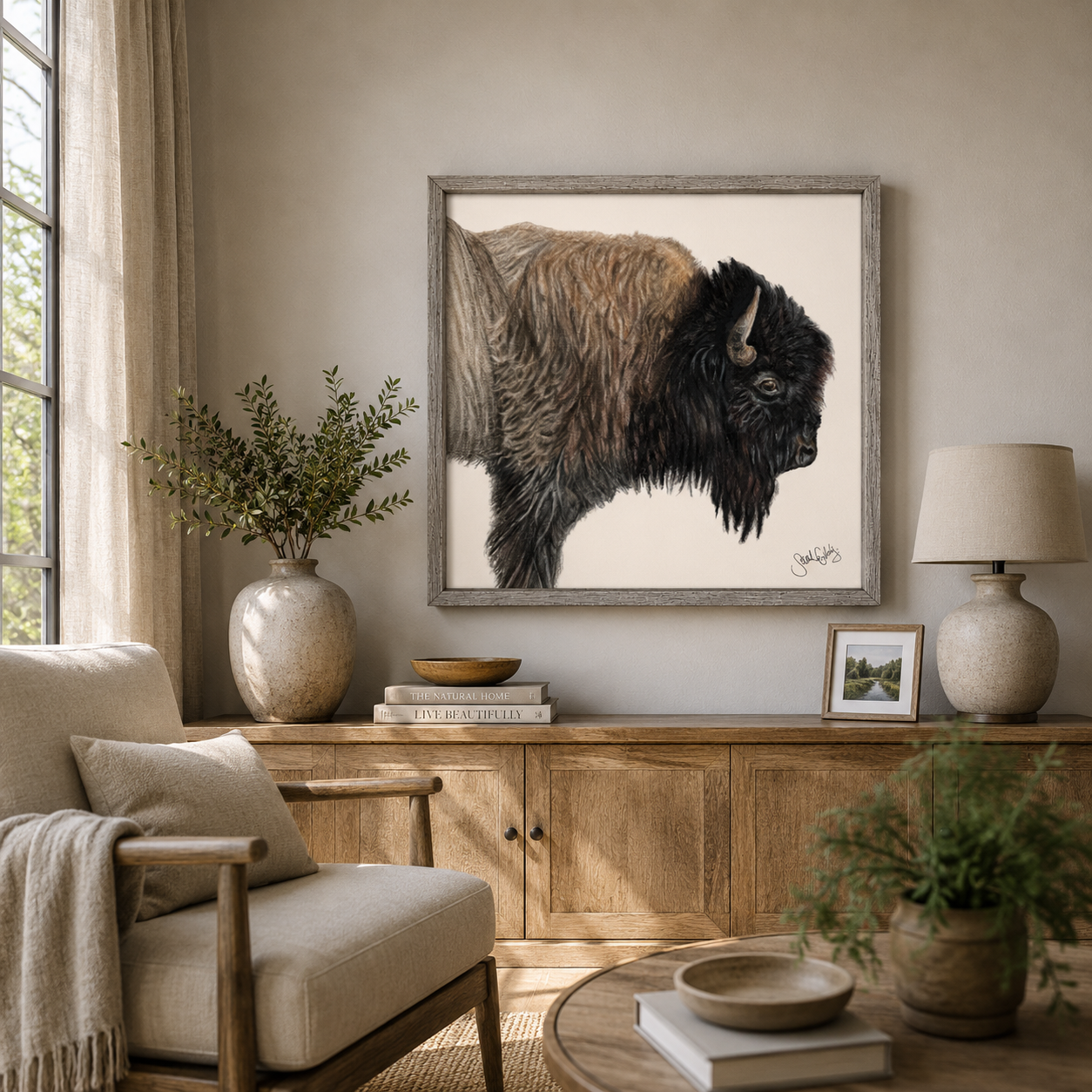Bison Canvas Gray Frame.png