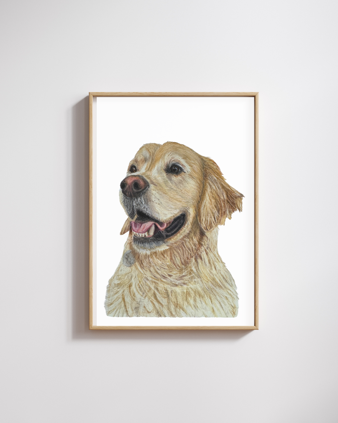Golden Retriever Wall Art Print