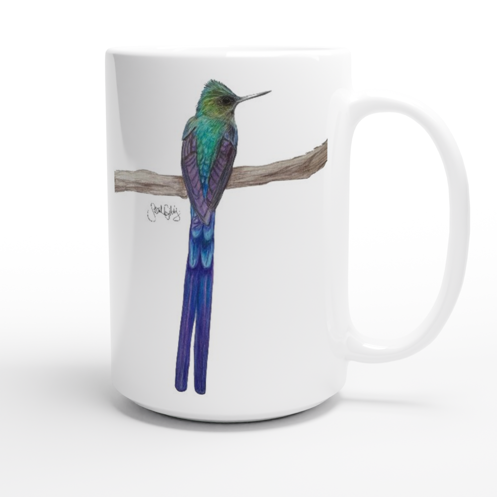 Her-Nest Hummingway Hummingbird 15oz Ceramic Mug