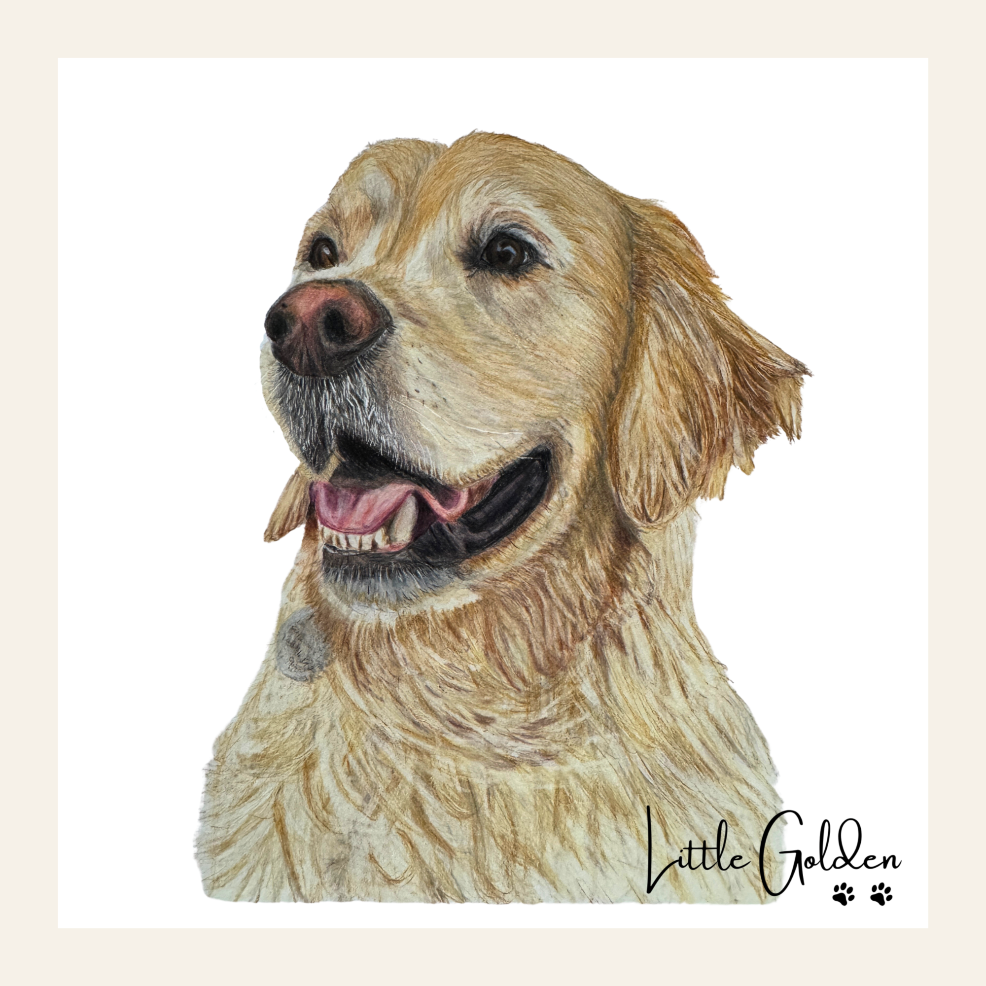 Golden Retriever - Little Print