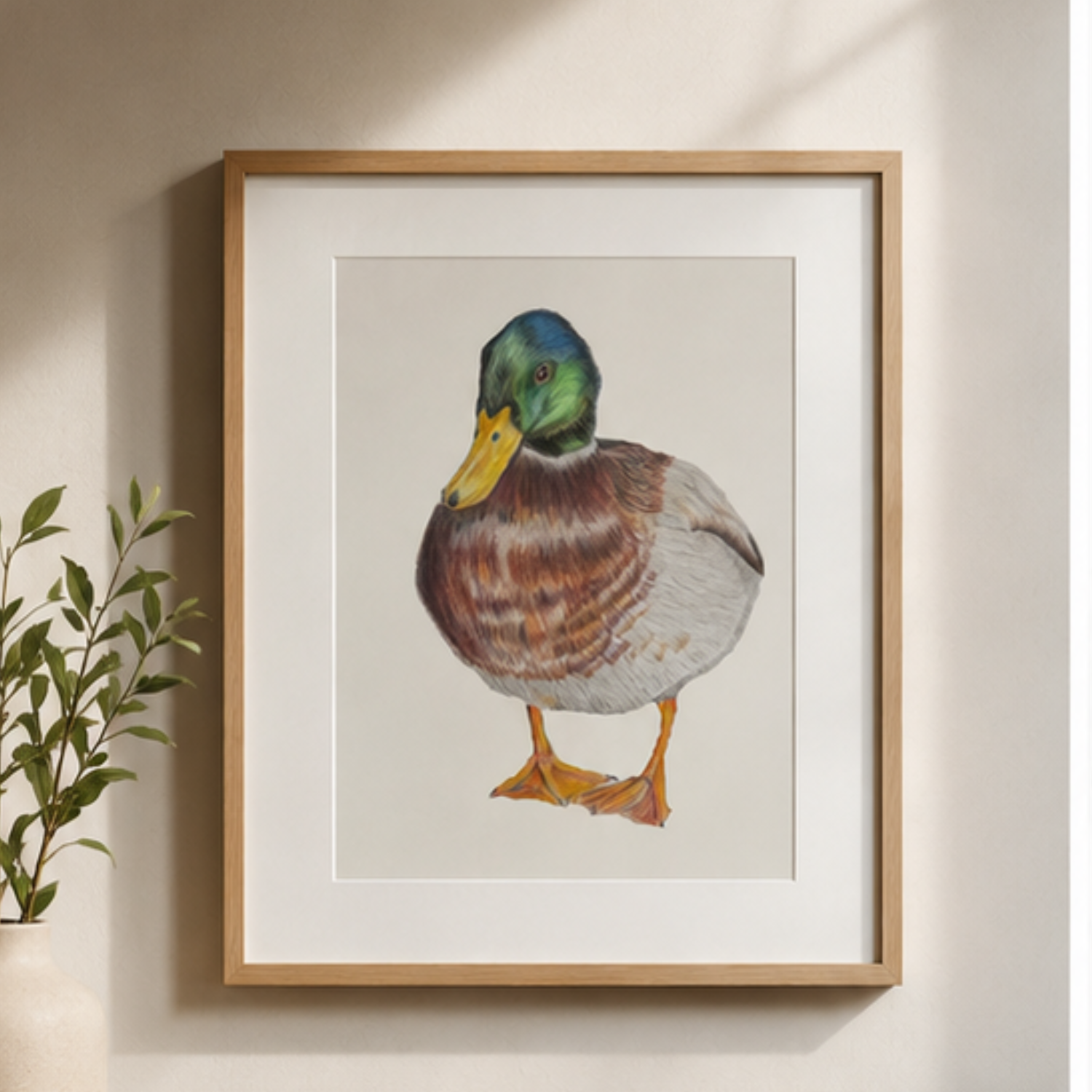 Duck Mallard Art Frame 1.png