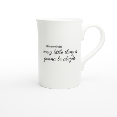 Bob Little Latte Reminder 10oz Porcelain Slim Mug