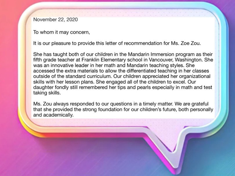Elementary math progress review from a Mercer Island family