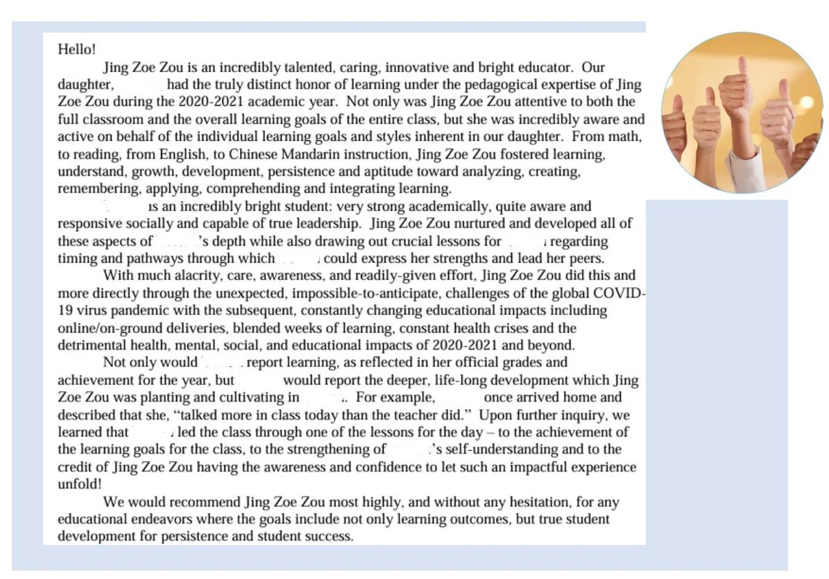 Homeschool elementary math progress testimonial from a Bellevue family
