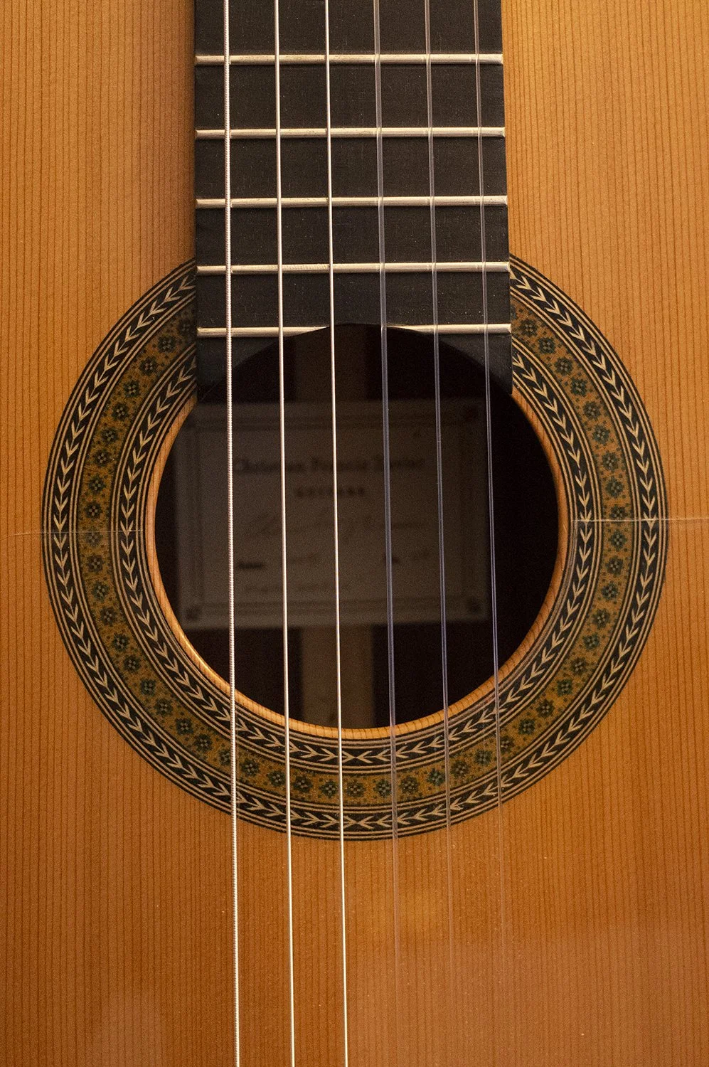 Classical Fleta style cedar top. SOLD