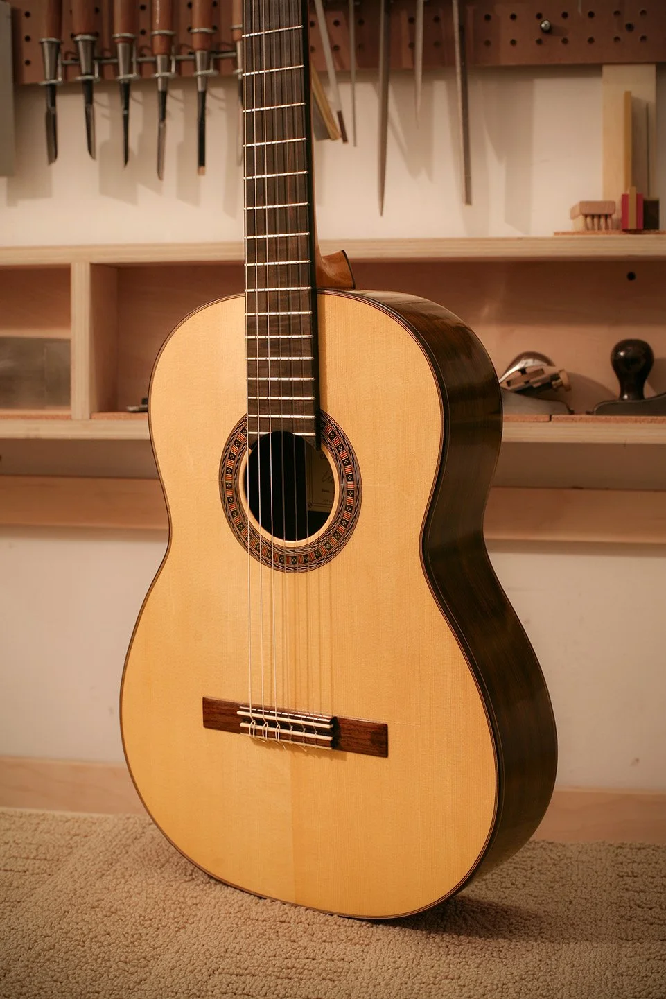 Classical guitar - spruce and rosewood. SOLD