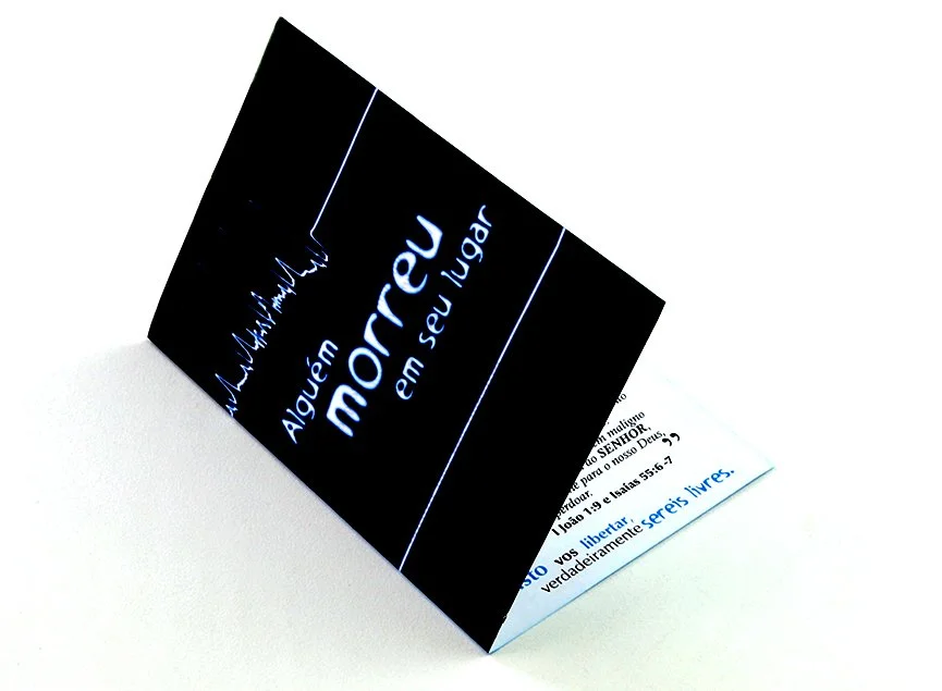 PB-1 Porções Bíblicas - Milheiro - Alguém Morreu em seu Lugar - Couché Fosco - cód. 5144