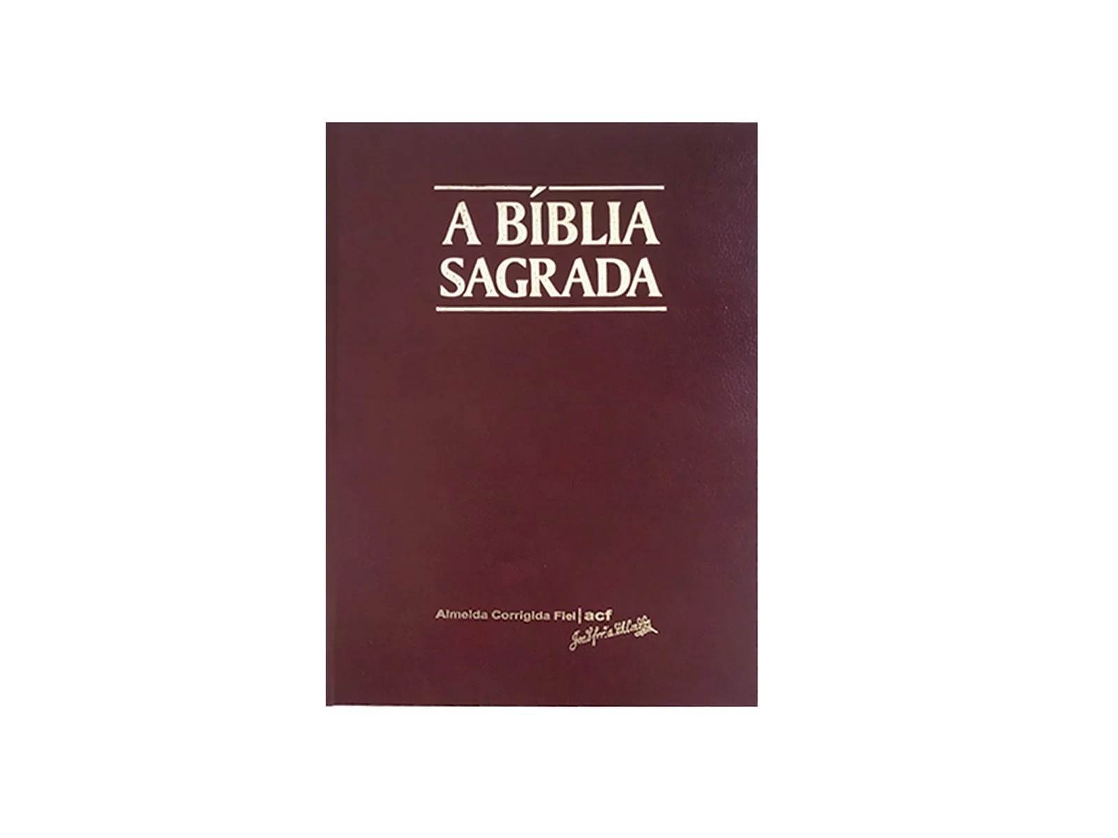 Bíblia ACF de Púlpito - Vinho - cód. 9001