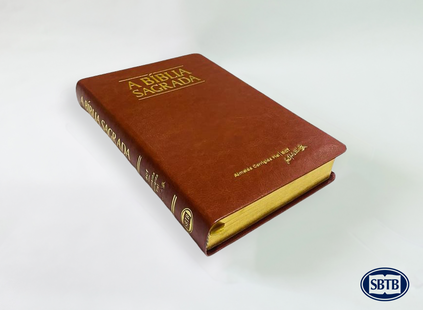 Bíblia ACF Letra Gigante - Luxo Caramelo - cód. 3135