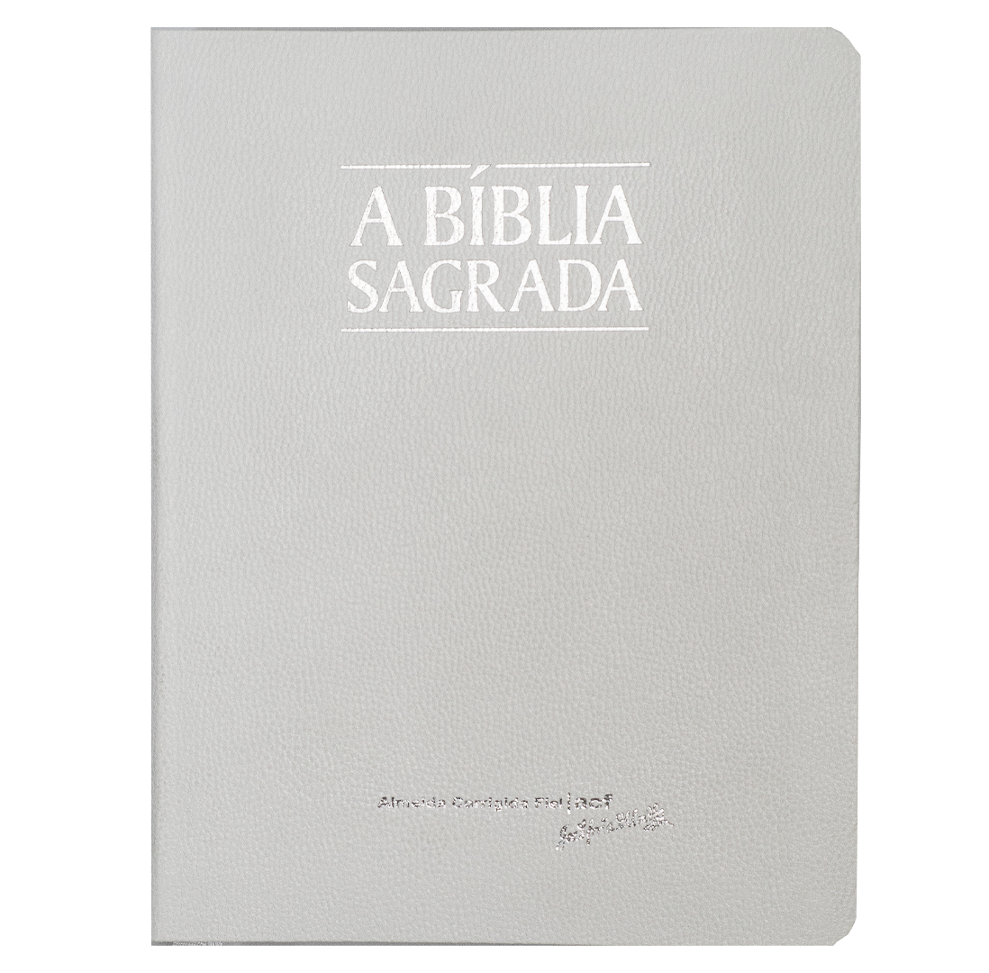 Bíblia ACF Letra Média Fina - Semi Luxo Branca - cód. 2507