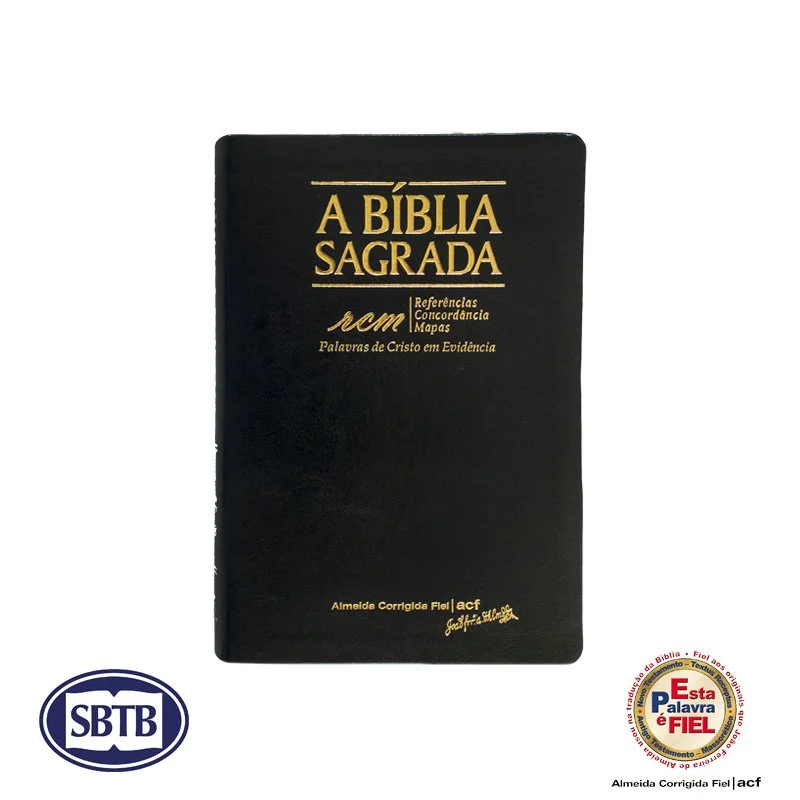 Bíblia ACF - RCM - Preta - Letra Gigante - cód. 3206e