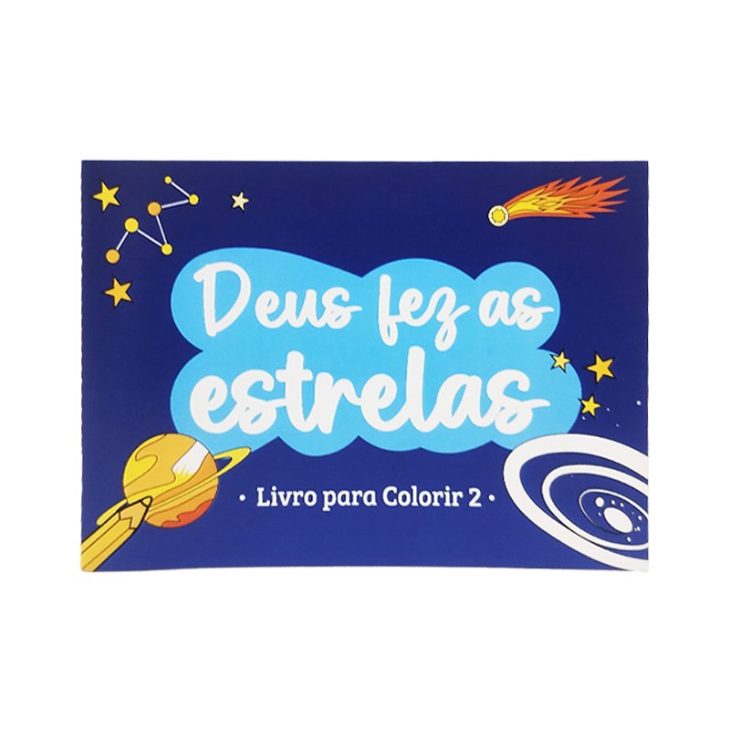 Livro para Colorir 2 - Deus fez as estrelas - cód. 6802
