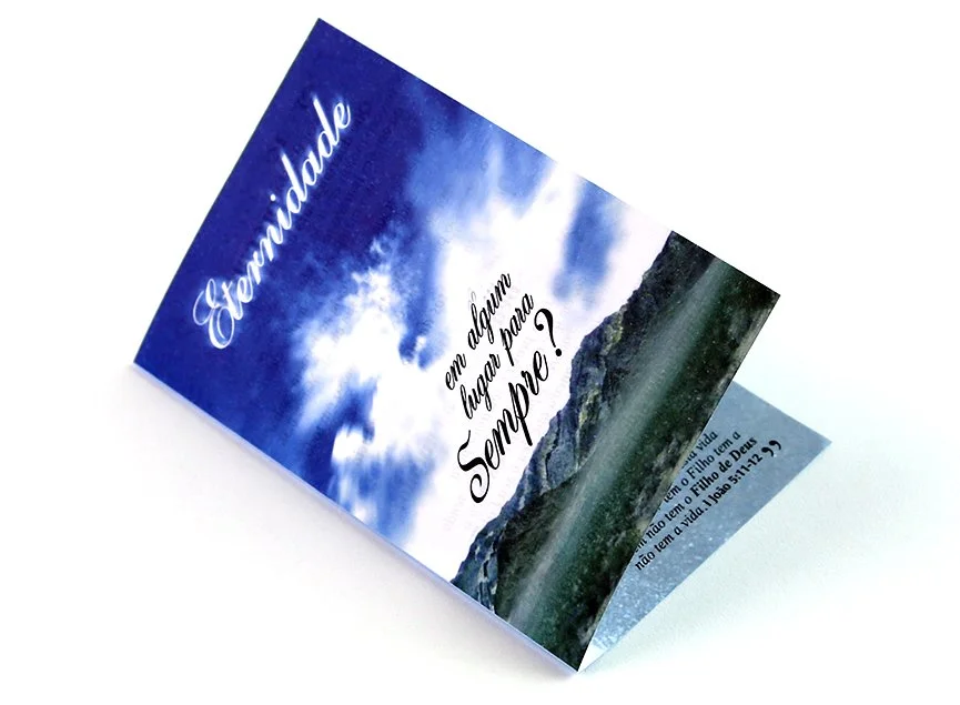 PB-1 Porções Bíblicas - Milheiro - Eternidade Em Algum Lugar Para Sempre - Couché Fosco - cód. 5150