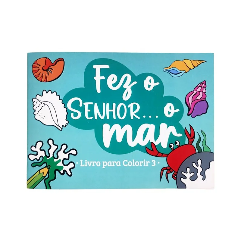 Livro para Colorir 3 - Fez o SENHOR... o mar - cód. 6803