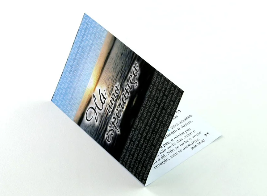 PB-1 Porções Bíblicas - Milheiro - Há Uma Esperança - Couché Fosco - cód. 5147