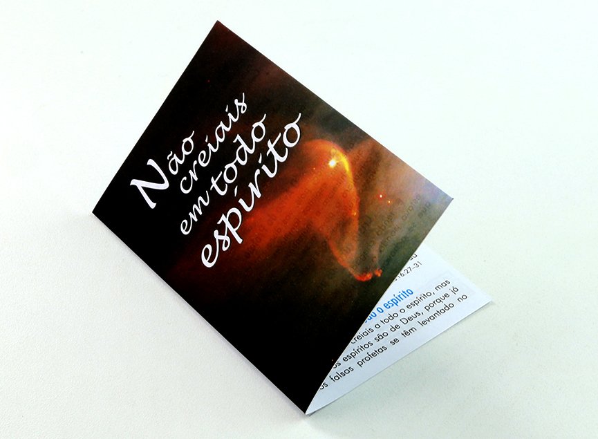 PB-1 Porções Bíblicas - Milheiro - Não Creais Em Todo Espírito - Couché Fosco - cód. 5164