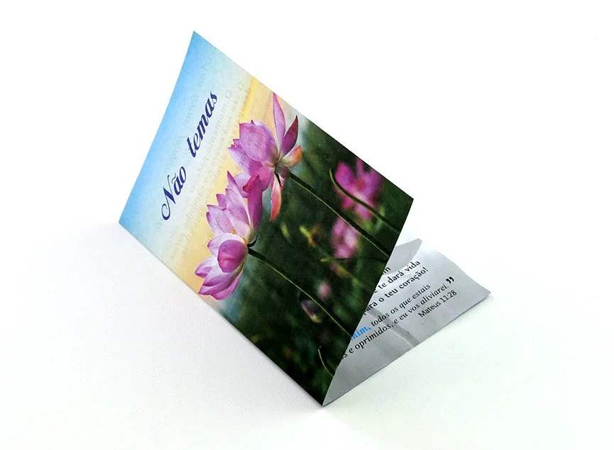 PB-1 Porções Bíblicas - Milheiro - Não Temas - Couché Fosco - cód. 5157