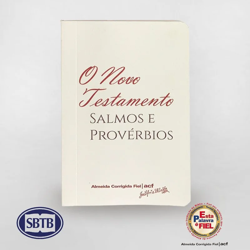 Novo Test. ACF de Bolso com Salmos e Prov. - Branco - cód. 5019