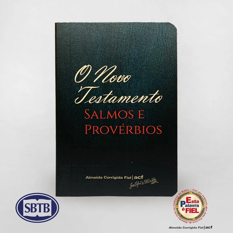 Novo Test. ACF de Bolso com Salmos e Prov. - Preto - cód. 5018