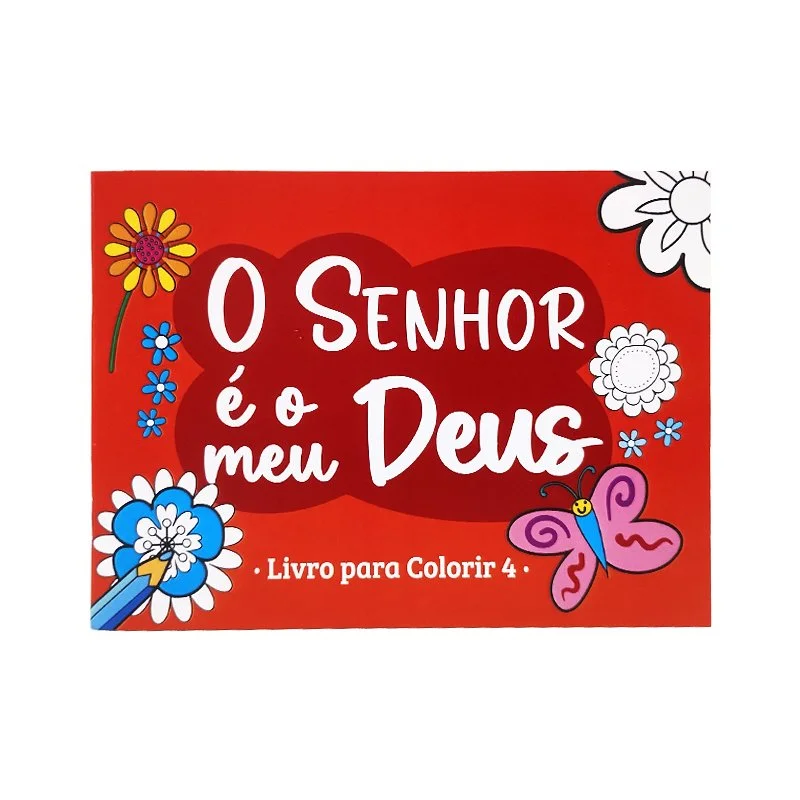 Livro para Colorir 4 - O SENHOR é o meu Deus - cód. 6804