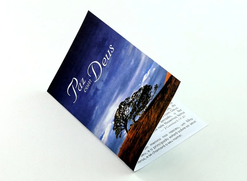 PB-1 Porções Bíblicas - Milheiro - Paz Com Deus - Couché Fosco - cód. 5159