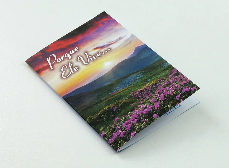 PB-1 Porções Bíblicas - Milheiro - Porque Ele Vive - Couché Fosco - cód. 5161