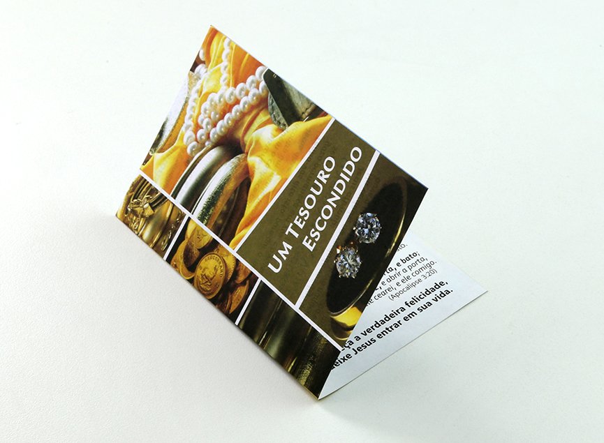 PB-1 Porções Bíblicas - Milheiro - Um Tesouro Escondido - Couché Fosco - cód. 5166