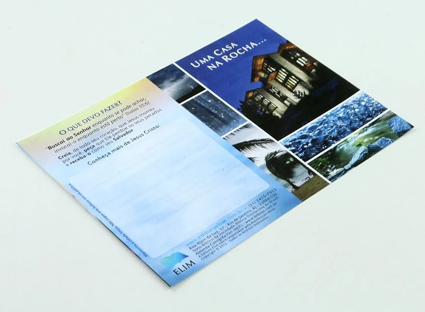 PB-1 Porções Bíblicas - Milheiro - Uma Casa na Rocha - Couché Fosco - cód. 5156