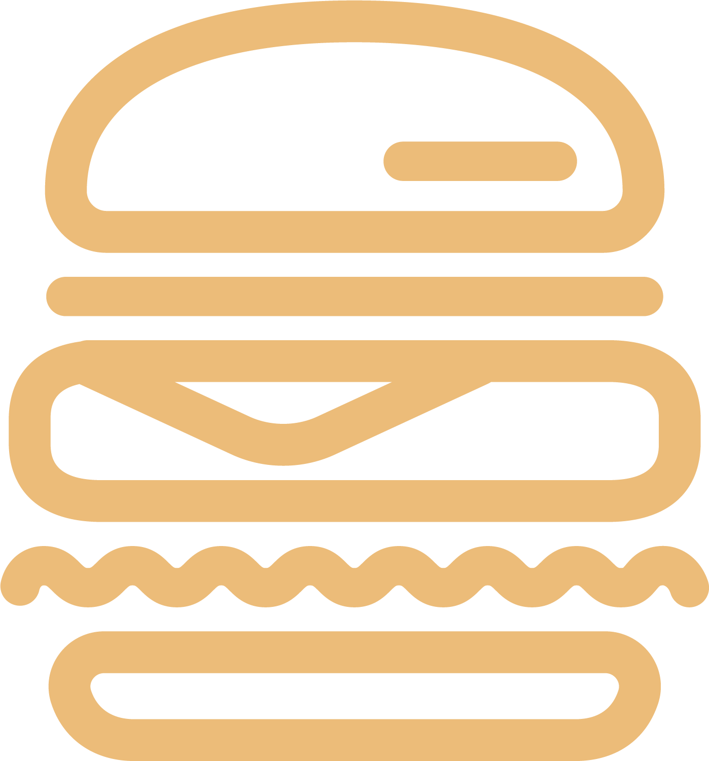 QP Burger icon. Classic smash burgers in Midcoast Maine