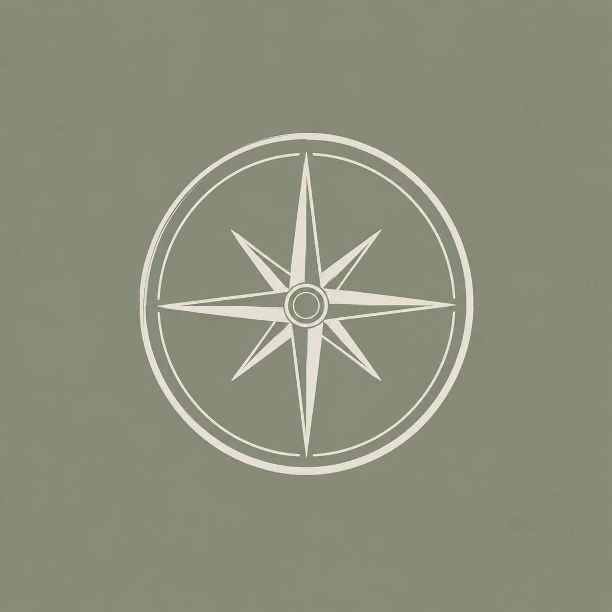 Compass illustration representing direction, clarity, and focused support during couples