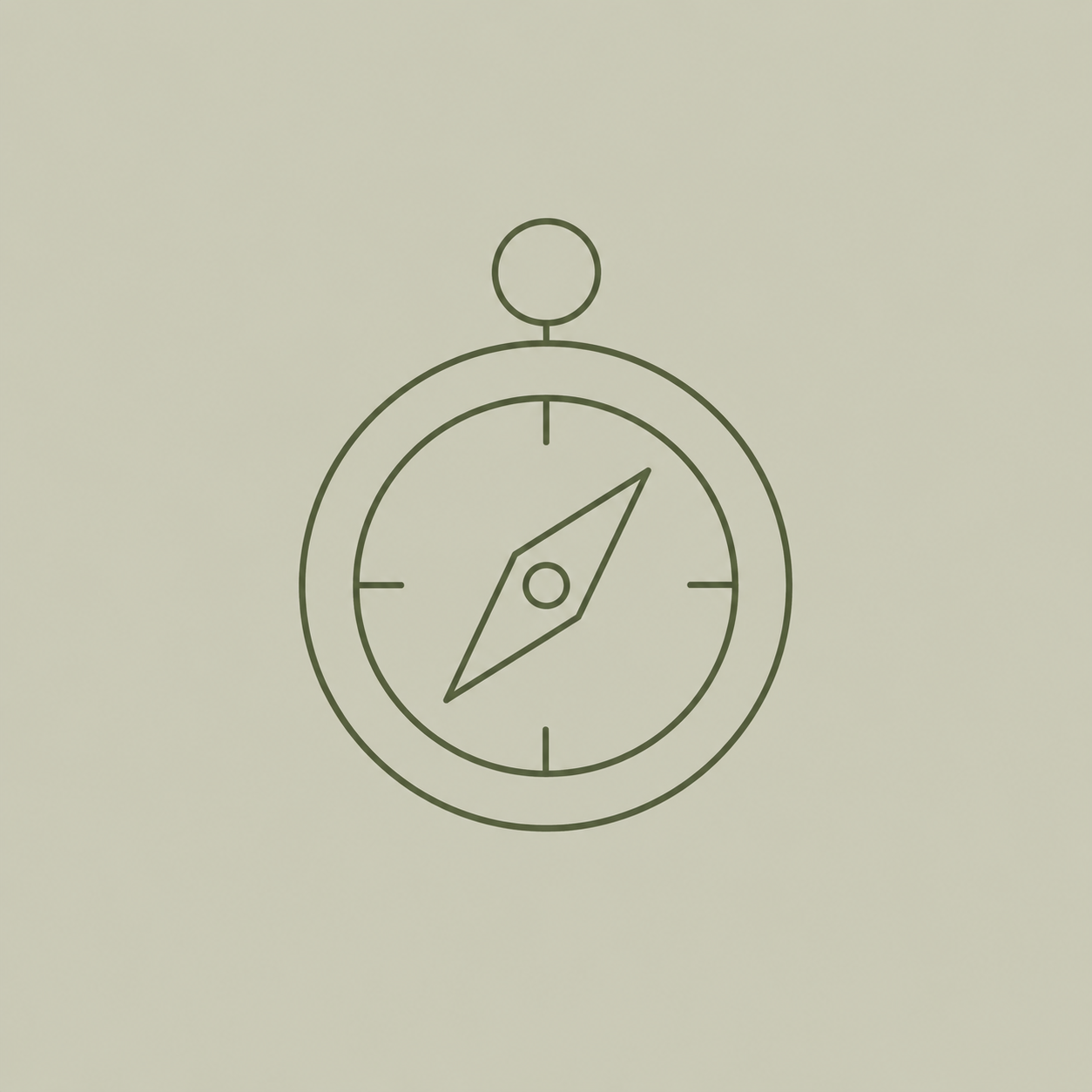 Compass illustration representing direction, clarity, and focused support during couples intensives