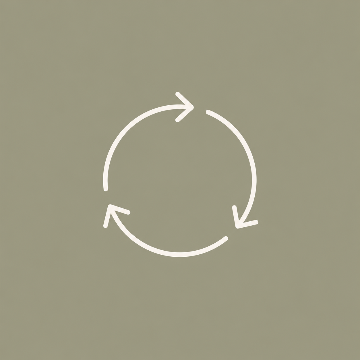 Relationship cycle illustration representing recurring conflict patterns in couples therapy