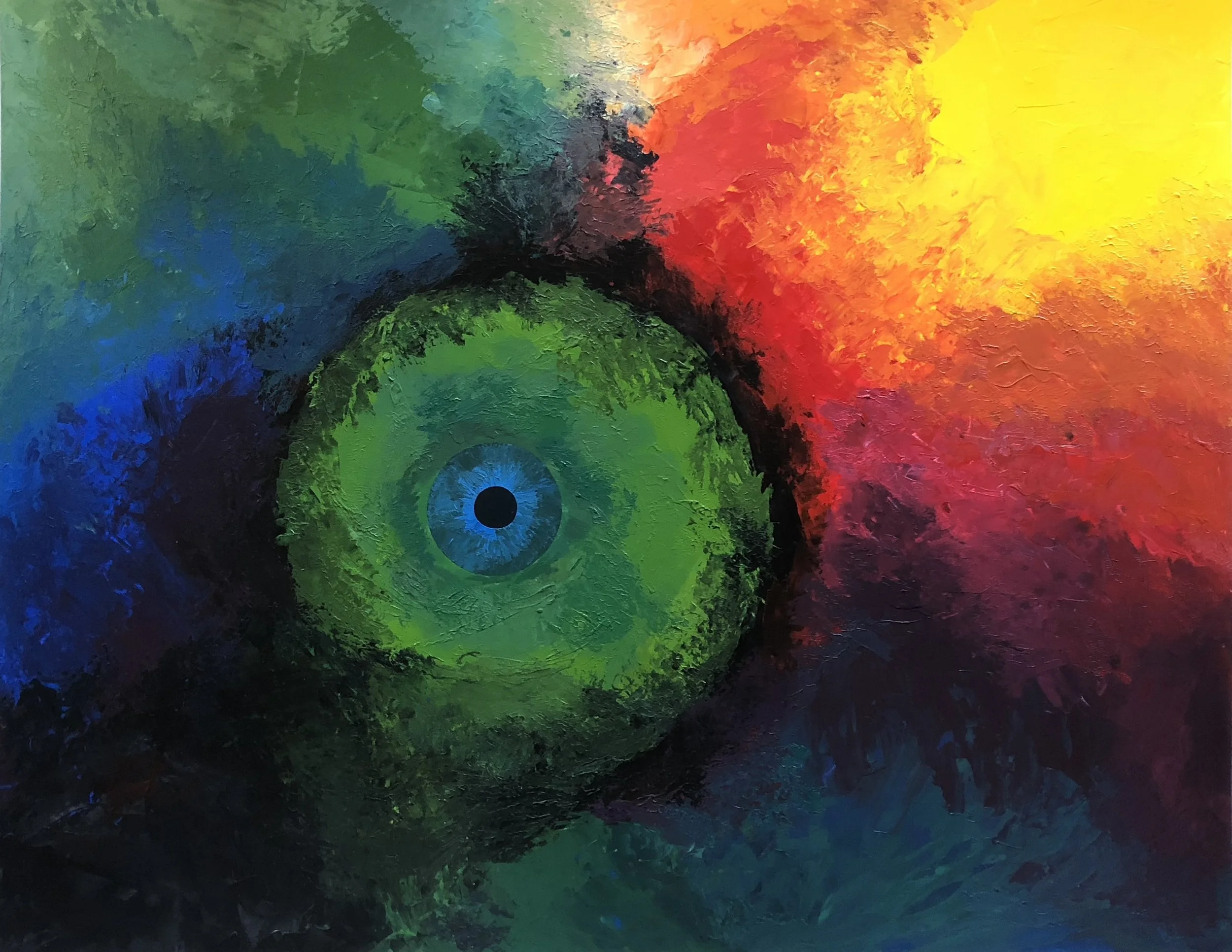 self portrait expressed in color: a three phase examination of the artist's life