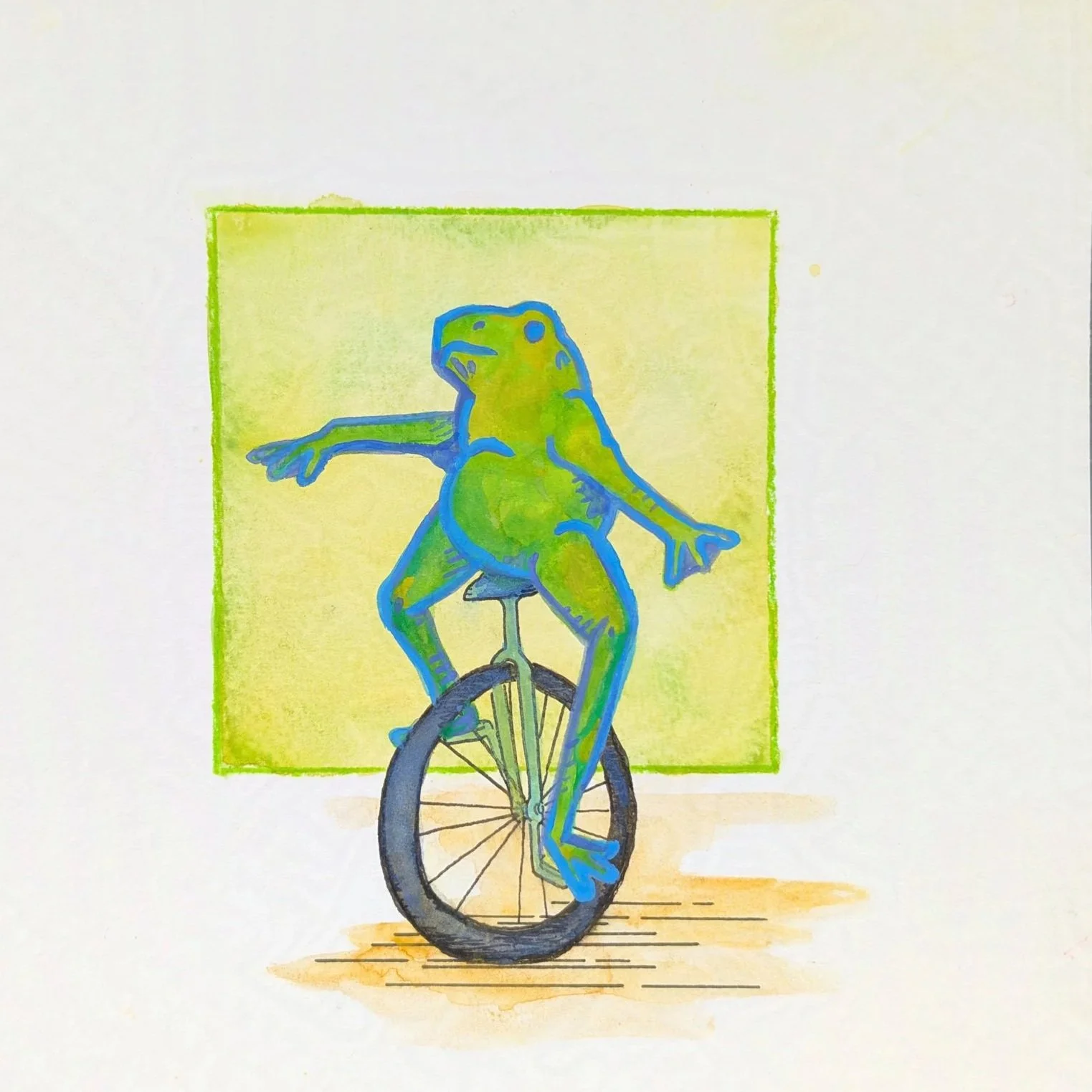 Frog on a Unicycle