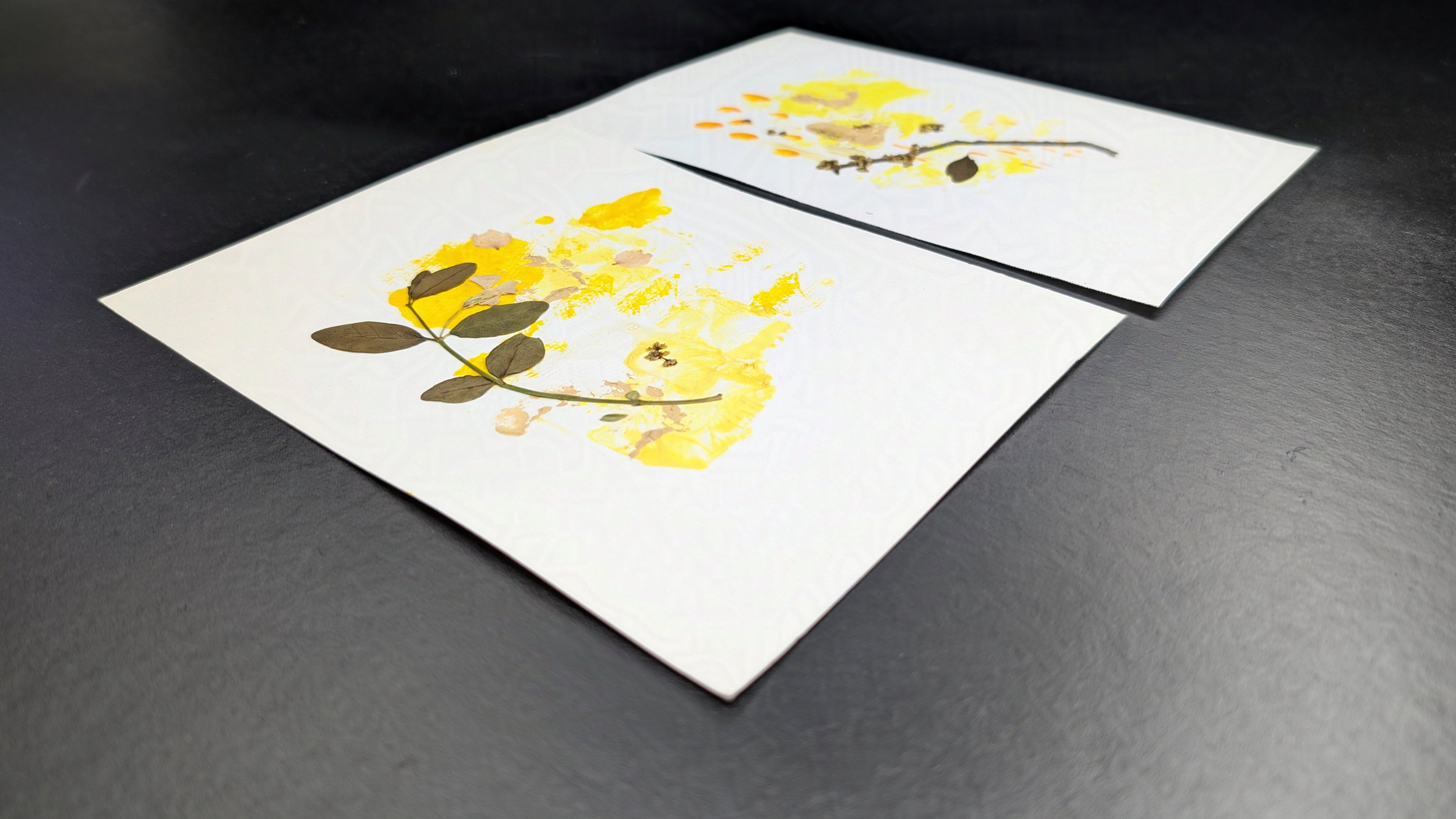 Flowers over Yellow