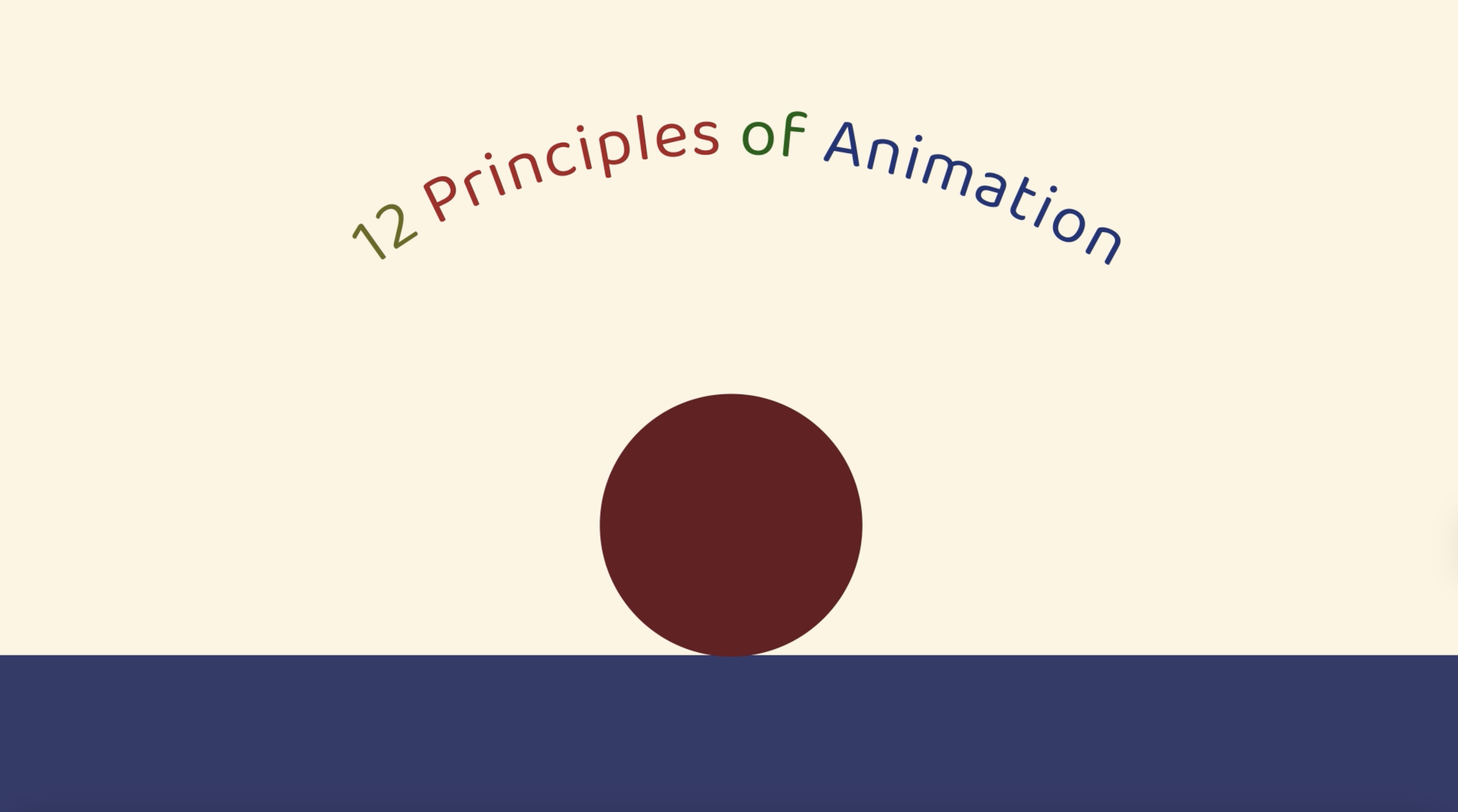 12 Principles of Animation