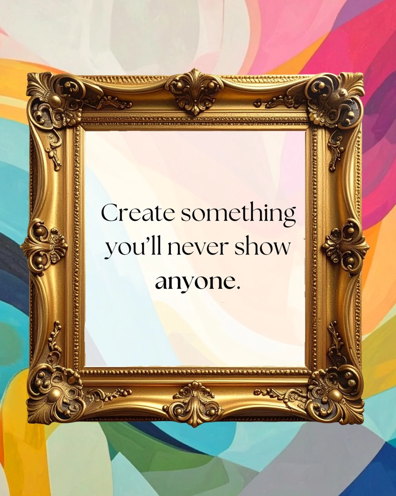 🗣️REAL TALK: creative block is no joke. 
I&rsquo;ve been the worst culprit for the past few years.

A lot of it can come from pressure. 
Pressure to make something spectacular, pressure to make it matter&hellip; and then you get stuck before you eve