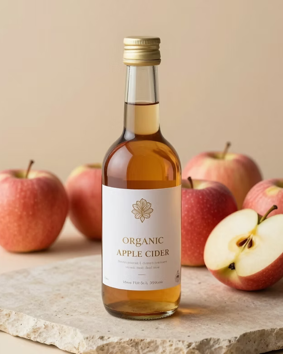 Organic Unfiltered Apple Cider Vinegar with Mother - 500mL